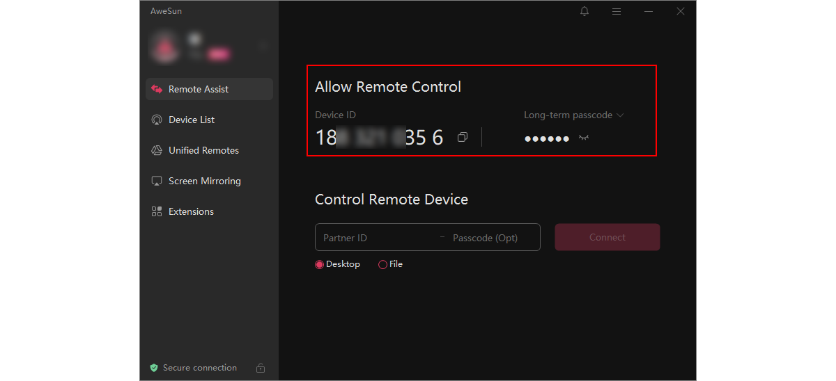 Sunlogin Device ID Display