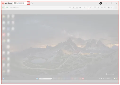 AnyDesk Remote Address Input