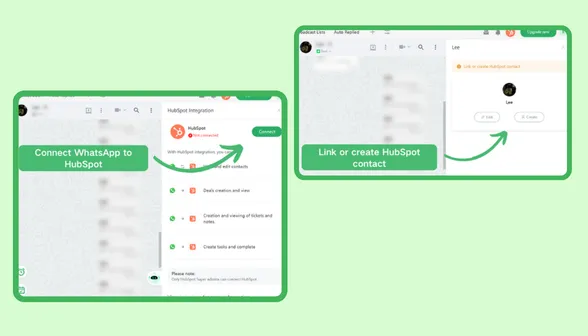 WAPlus - hubspot whatsapp integration